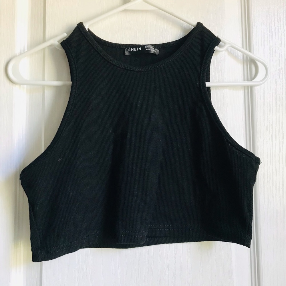 Shein green crop top